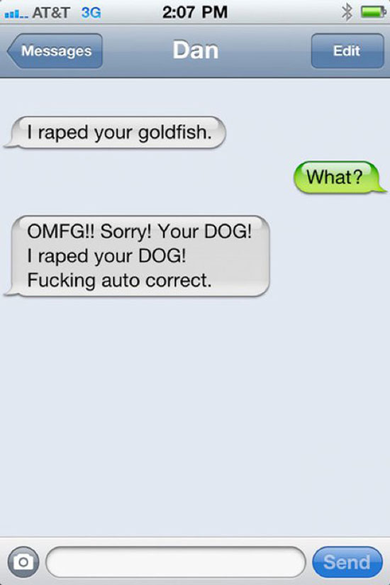 I raped your goldfish