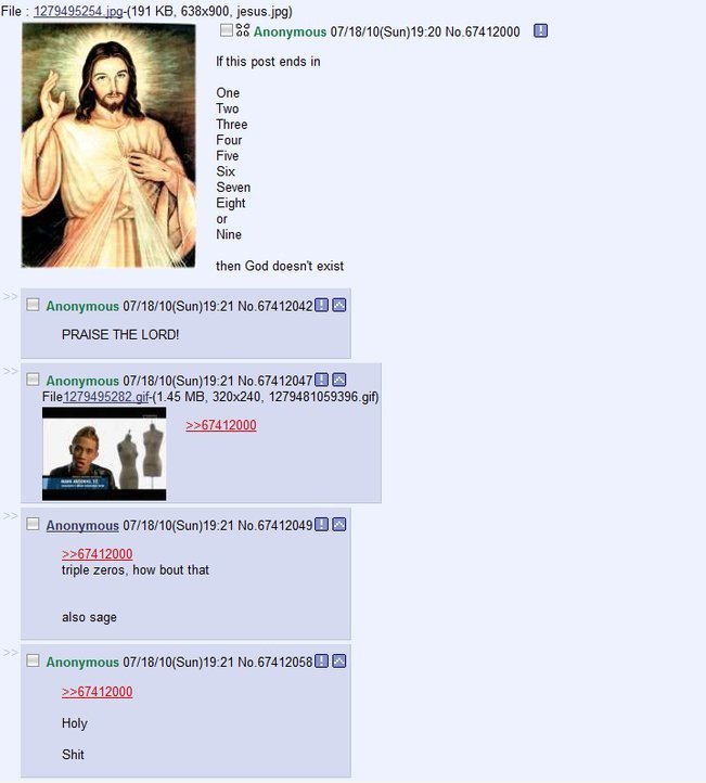 Jesus auf 4chan.