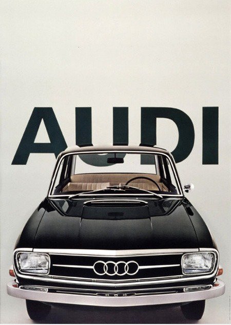 Weinlese-Audi-Poster