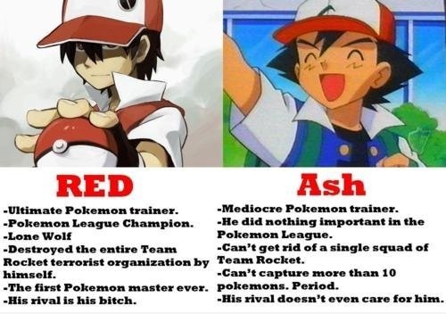 Red vs Ash