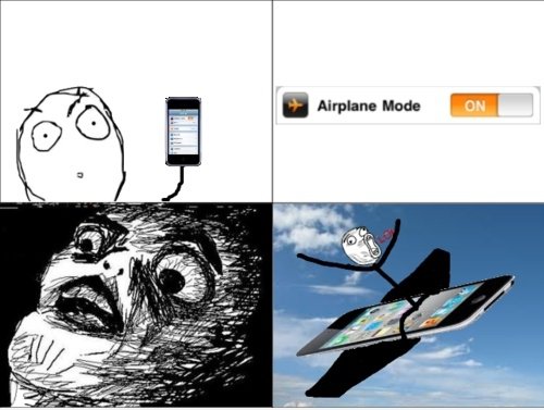 Fliegen in meinem iphone