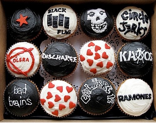 Punk cupcakes!