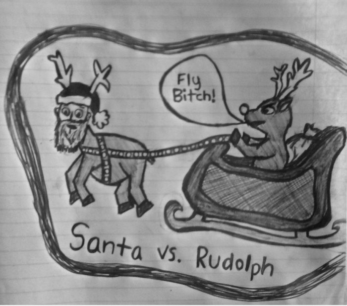 Santa vs Rudolph