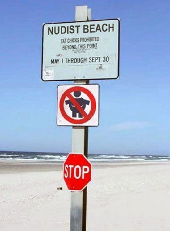 nudisten Strand