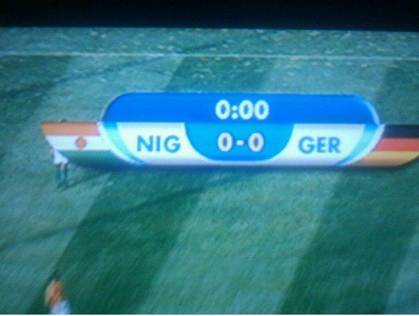 NIG vs GER ... oh wait