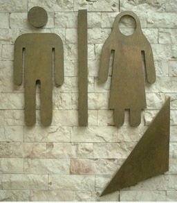 Badezimmer Zeichen im Nahen Osten