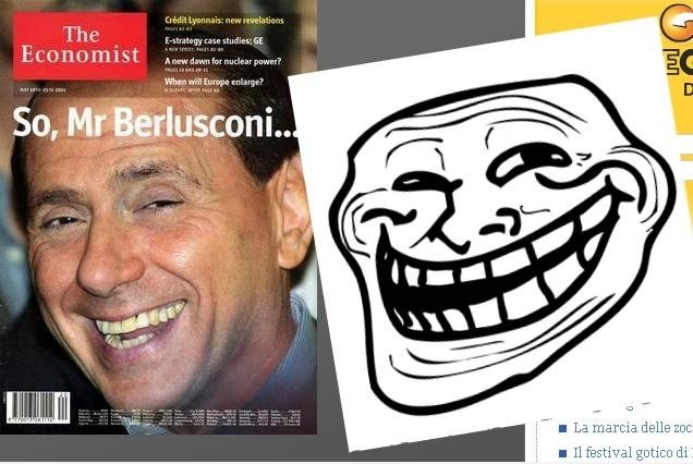 Italiens Ministerpräsident offiziellen Troll Face