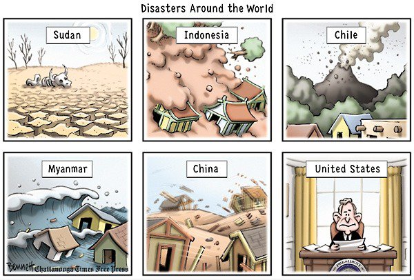 Katastrophen auf der ganzen Welt