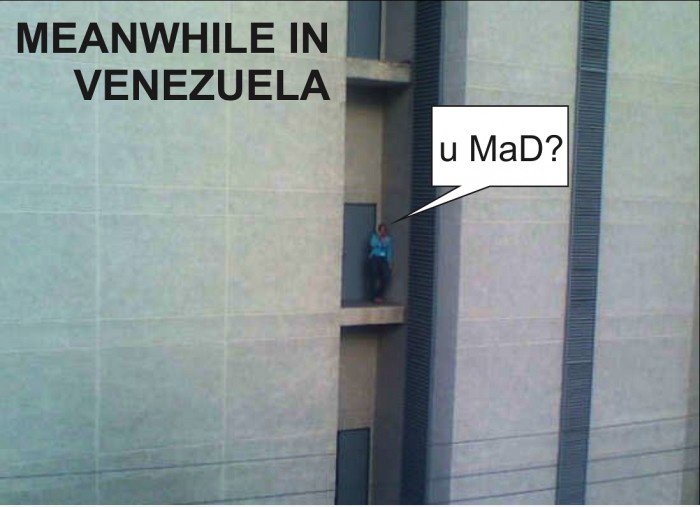 Inzwischen in Venezuela.