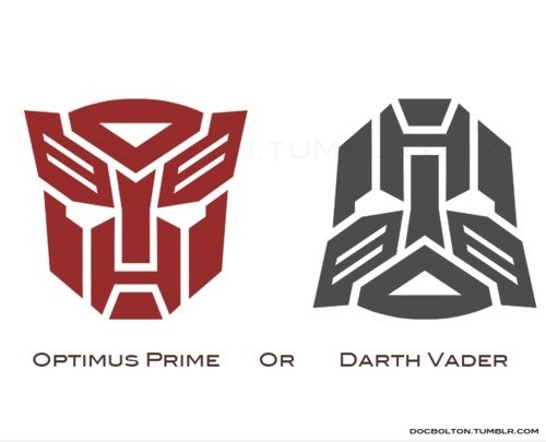 Flipped die Transformer-Logo und schauen, was ich sah!
