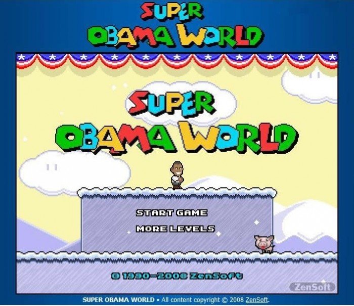 Mini Game: Super Obama World [link]