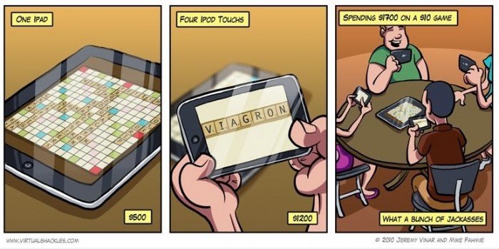 IPad Scrabble - die Zukunft ist die Vergangenheit