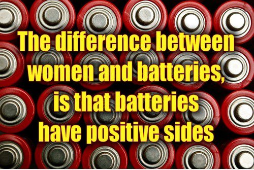 Frauen und Batterien