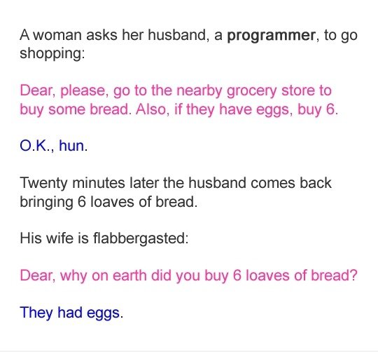 Programmer Husband