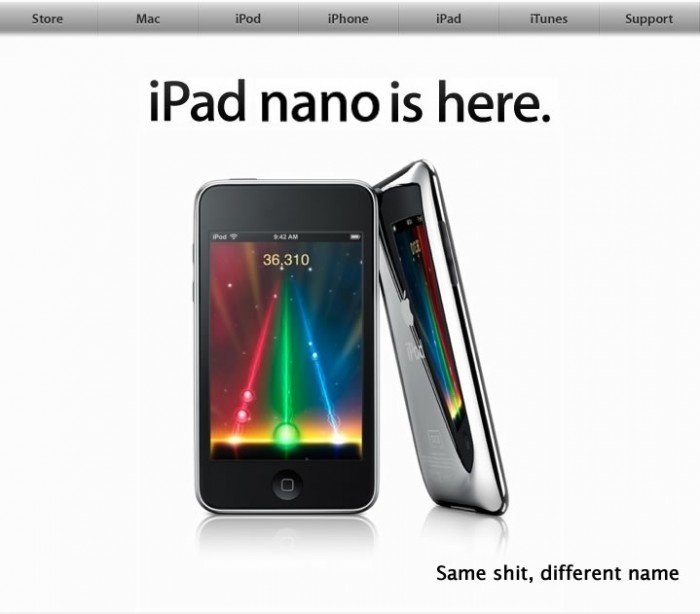 IPod Nano ist hier.