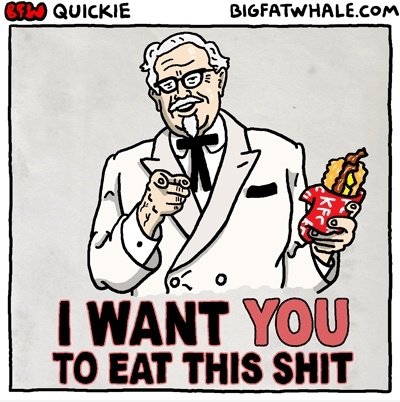 KFC Double Down: The Colonel Wants You