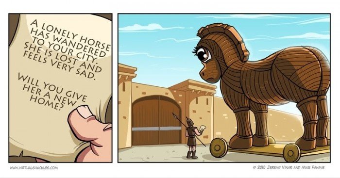 Facebook Trojanisches Pferd