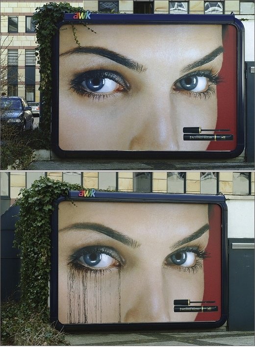 Kreative Mascara Billboard