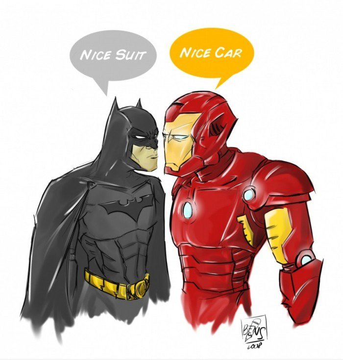 Batman und Ironman