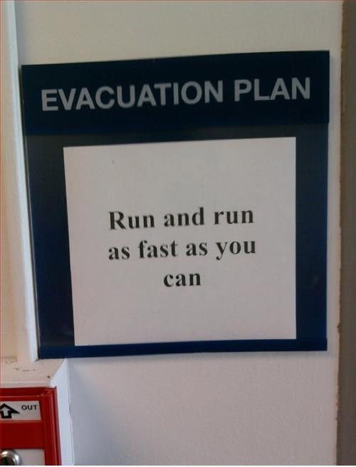 Evakuierungsplan