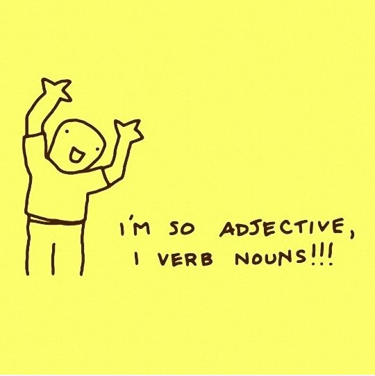 Ich bin so Adjektiv