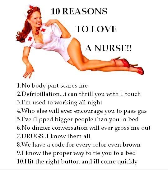 10 Gründe für ein Nurse liebe
