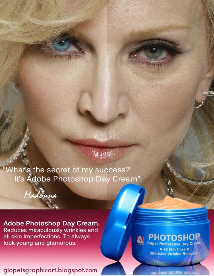 Photoshop Day Cream: Madonna