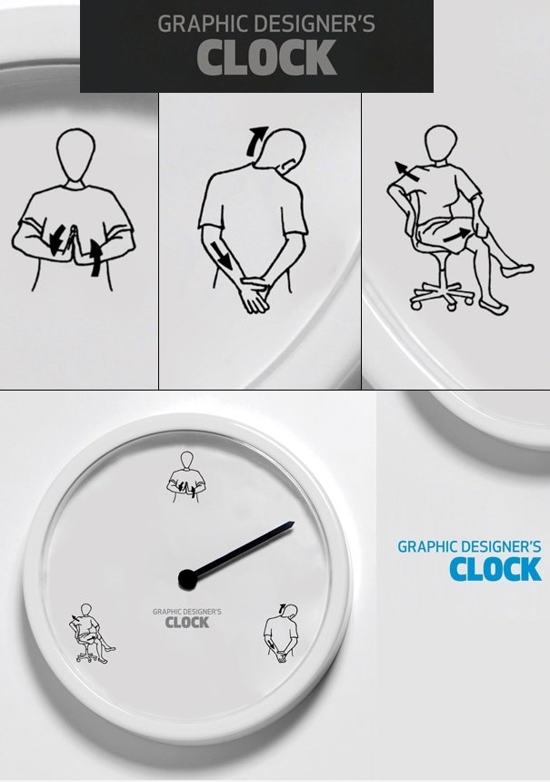 Graphic Designer Clock