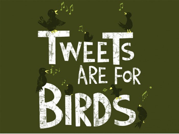 Tweets sind für Vögel
