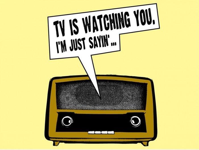 TV is watching you