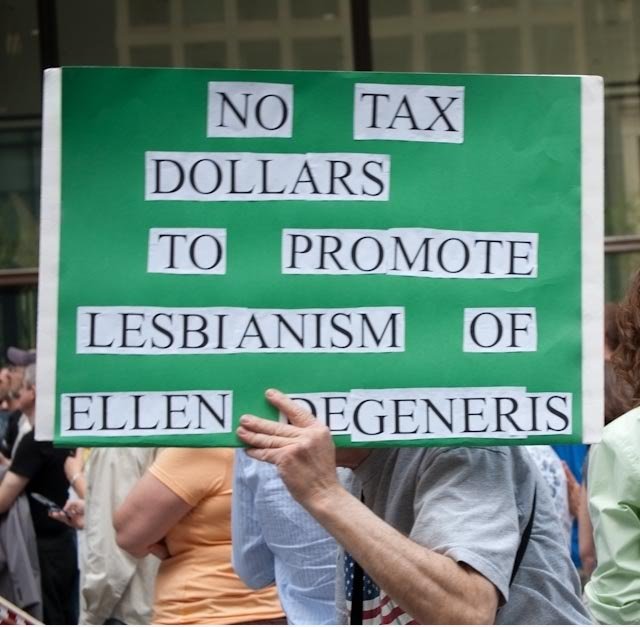 Homosexualität von Ellen Degeneris
