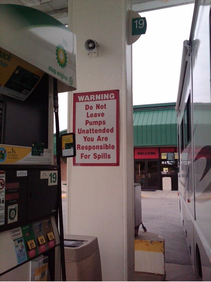 BP Irony Warnung