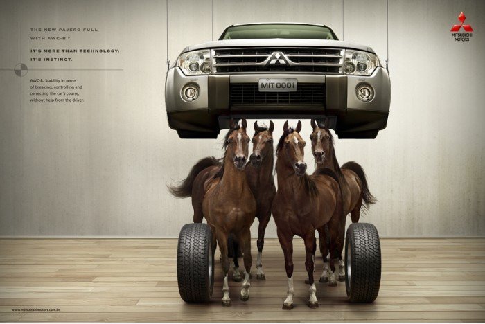 Mitsubishi Pajero: Horse