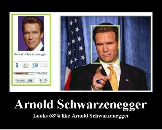 Arnie ist nicht ganz sich selbst