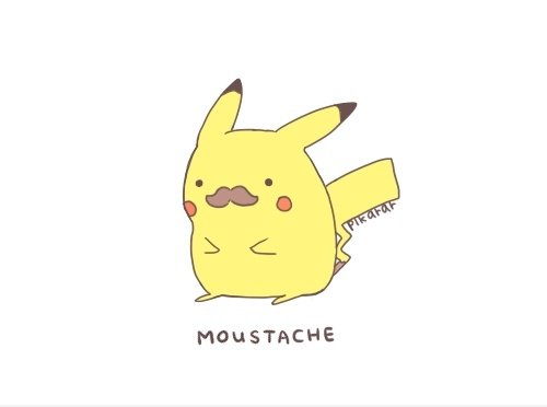 Moustache Pikachu