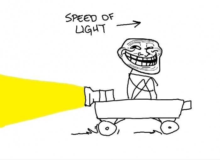Troll Science: Speed ​​of Light