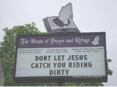 Lassen Sie sich nicht jesus fangen Sie reiten DIRTY
