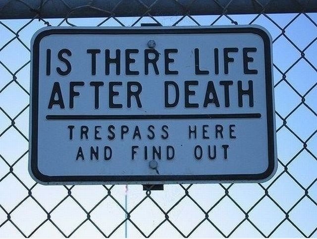 Leben nach dem Tod.
