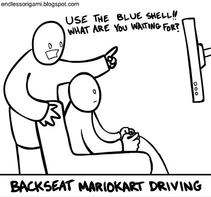 Backseat Mariokart Driving