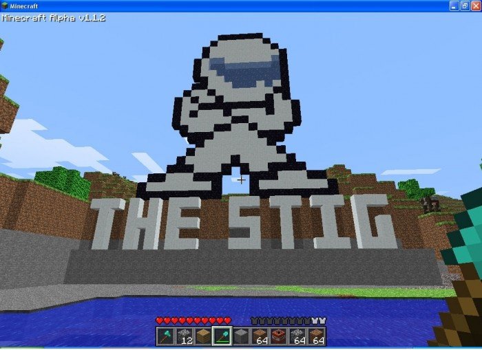 The Stig am Minecraft