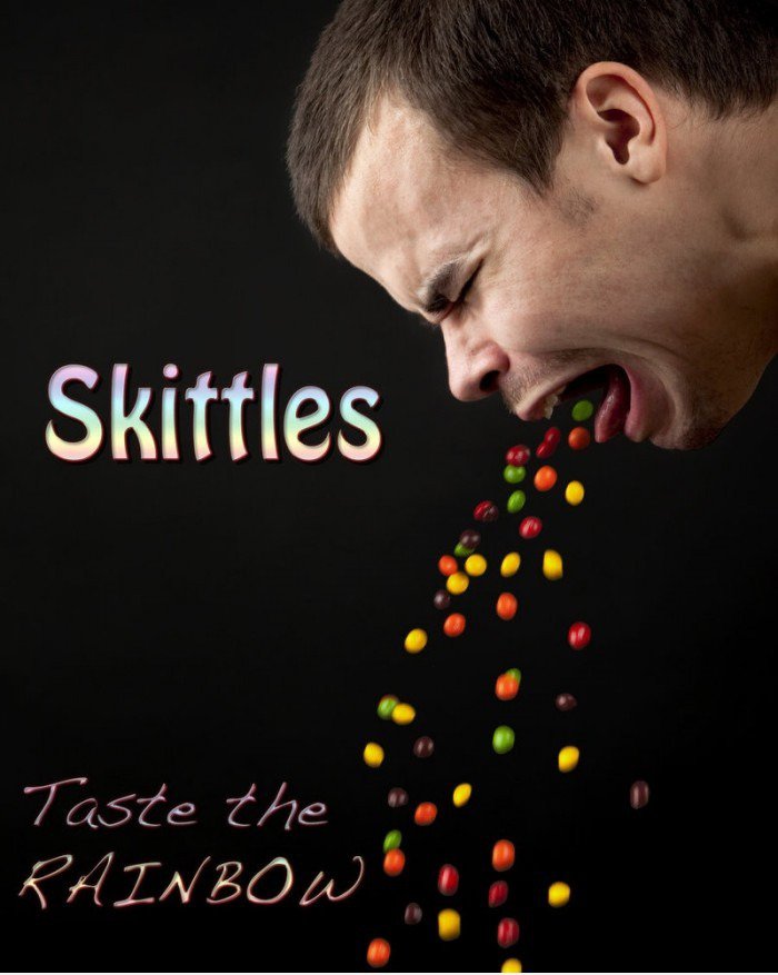 Skittles: Probieren Sie die Rainbow ... Zweimal.
