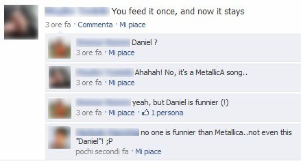 Niemand ist lustiger als MetallicA ..