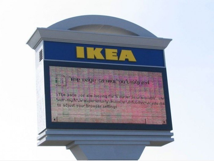 IKEA: Seite nicht gefunden