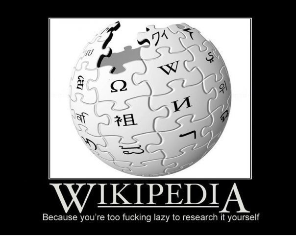 Wikipedia was würden wir ohne dich tun?