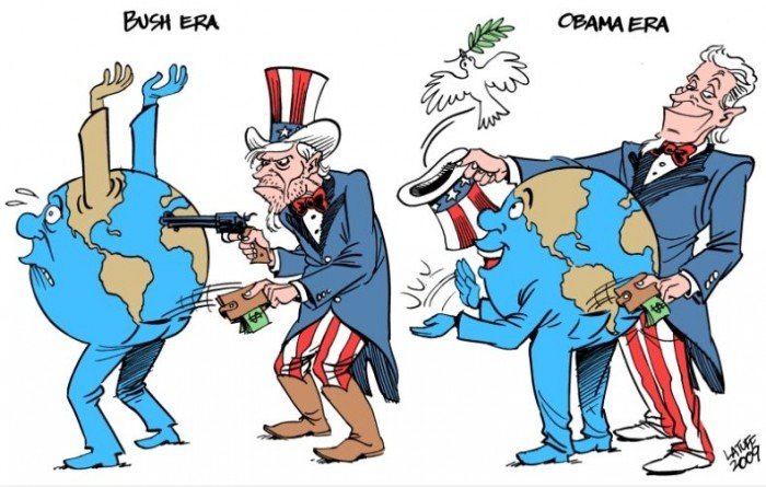 Unterschied in der Bush und Obama Era