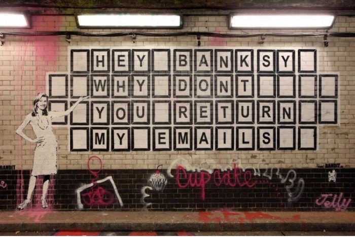 Nachricht an Banksy