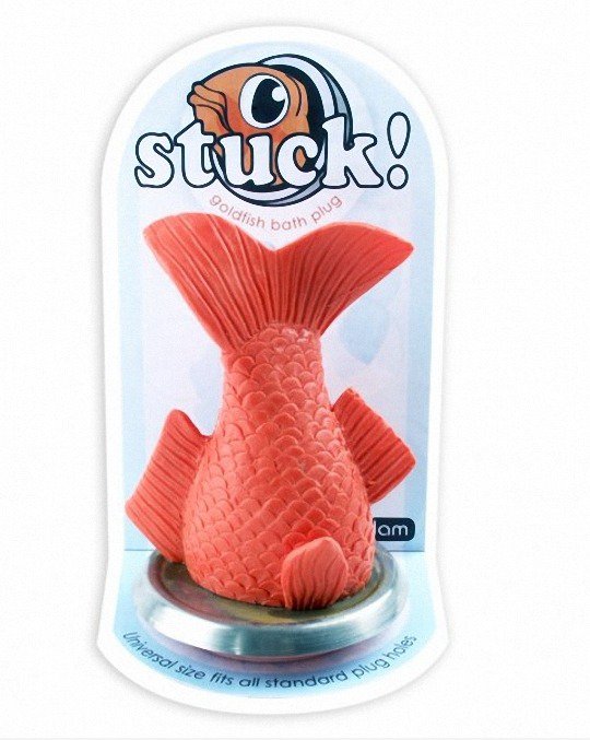 Stuck: Goldfish Bath Stecker