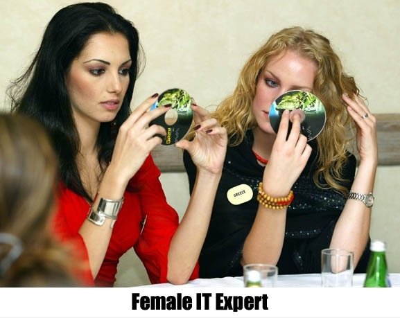 Weibliche IT-Experten