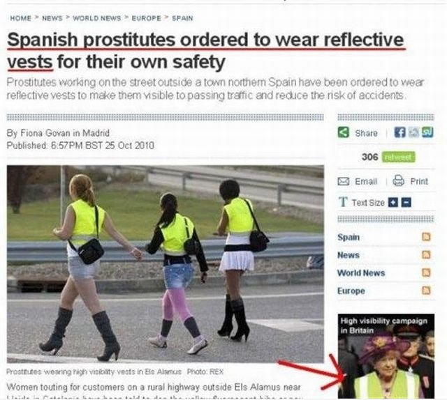 Spanische Prostituierte und die Königin ..