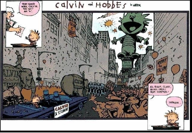 Calvin & Hobbes Gute mark
